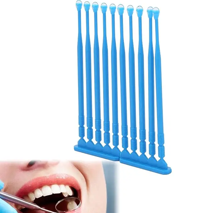 Easy Adhesion Brushing Liquid Wide Applications Microbrush Applicator Sticks for Dental Adhesive Tip Applicator