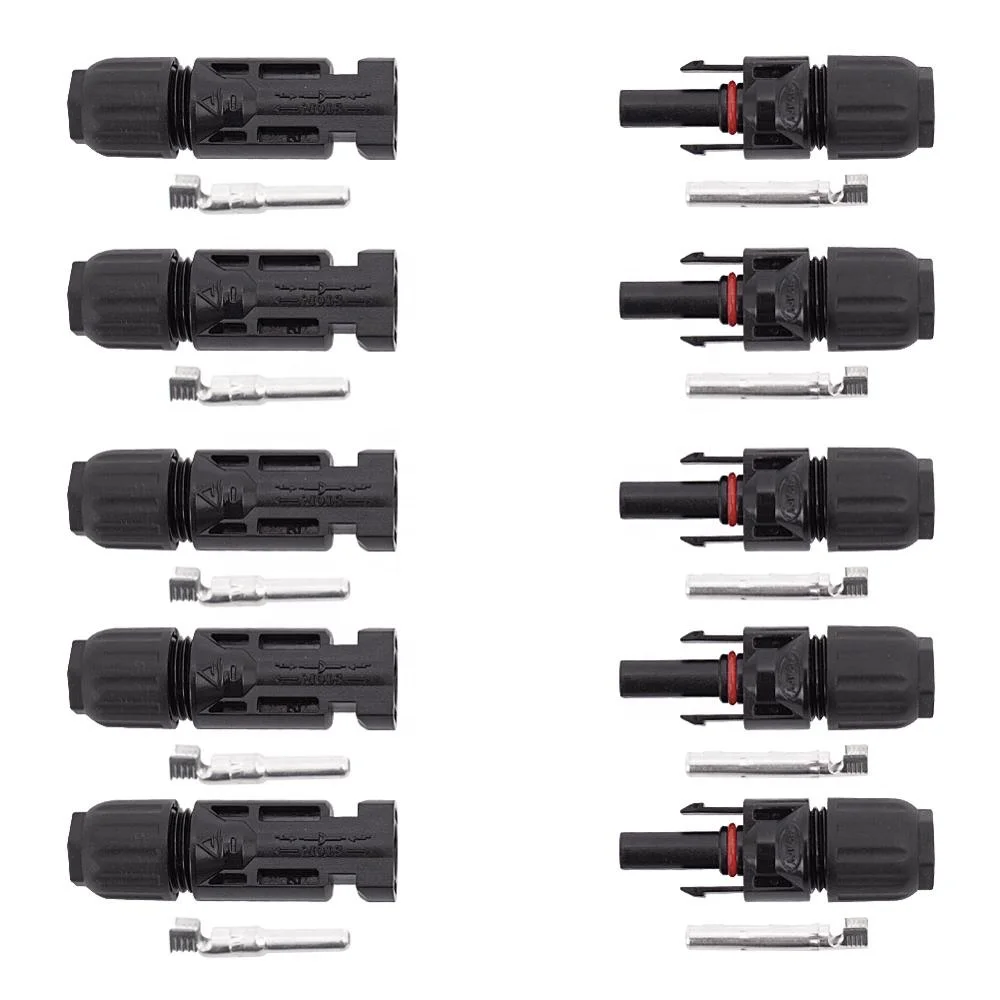 
solar panel connector, solar panel cable connectors, male and female connectors 