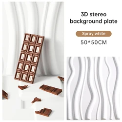 YINGZHI 3D PVC Waterproof Realistic Photo Background Board Ins Flat Lay Food Product Photography Background