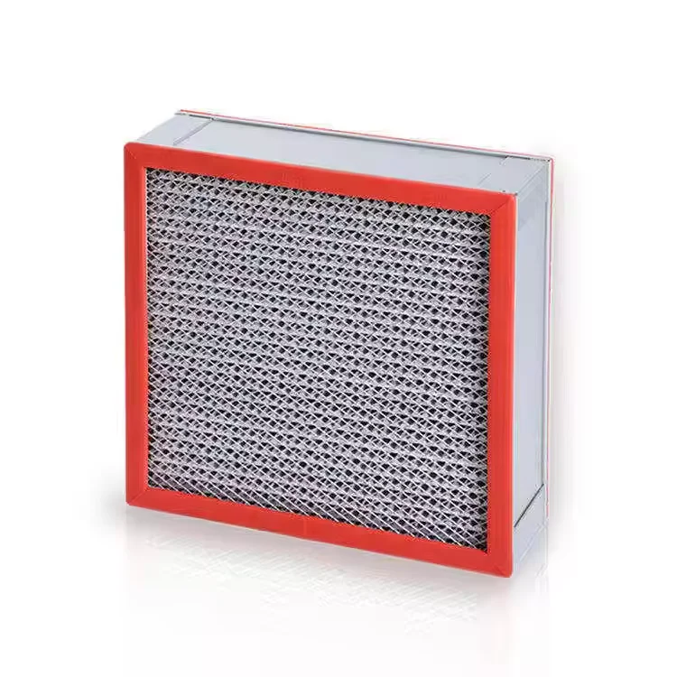 Dustproof And Silent Hotel Hospital Factory General Air Purification Professional Aluminum Alloy Frame High Temperature Filter