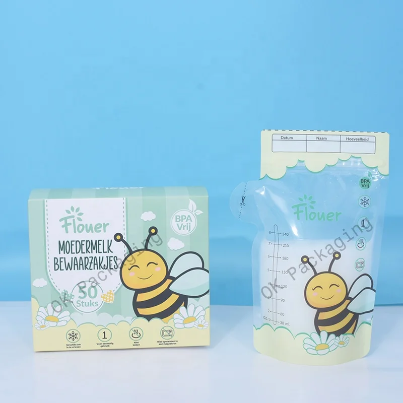 Индивидуальный пакет для грудного молока 100 мл 180 мл 200 мл PBA бесплатно