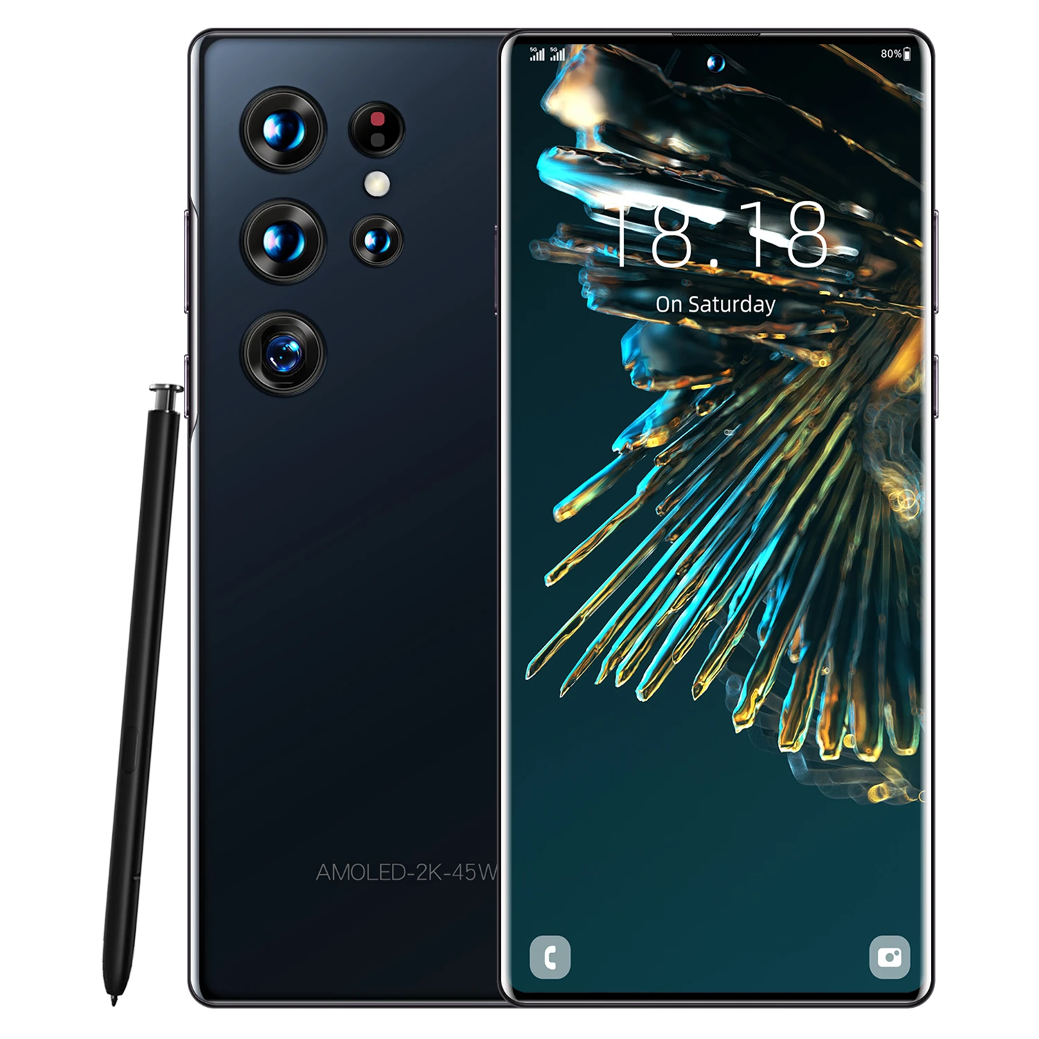 Специальное предложение Высокое качество S23 Ultra 7,3 Дюймов 48 + 108 МП HD 16 + 1 ТБ большая память игровой 3gand4g смартфон