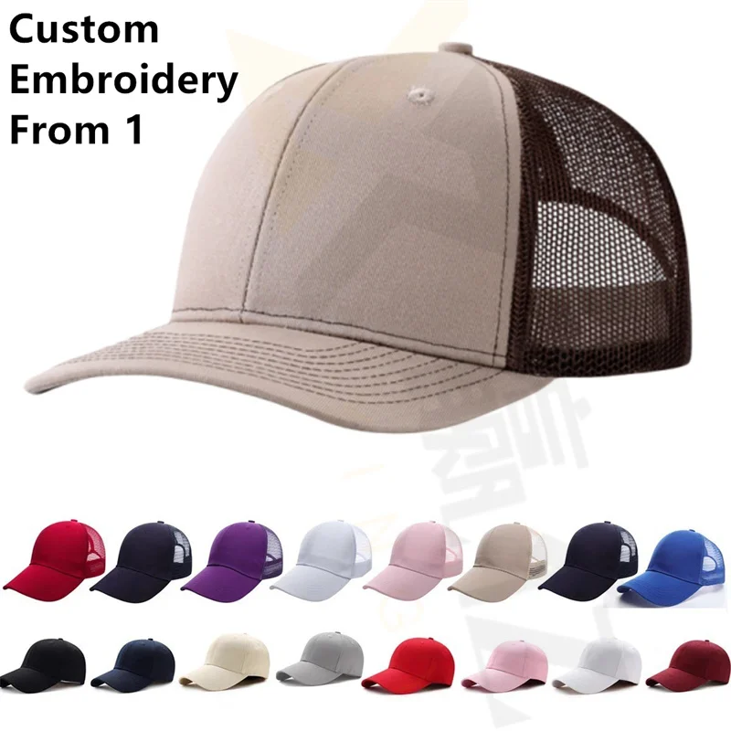 Custom Australian Country Leather Patch High Profile Trucker Cap Snap Back Trucker Hat Plastic Baseball Cap 5-panel Hat
