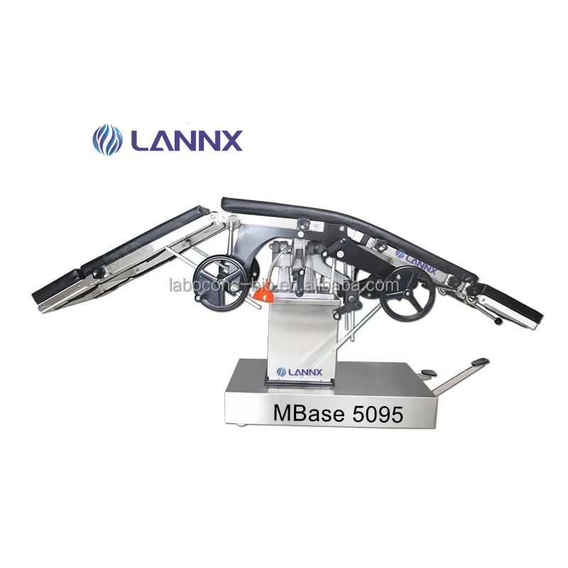 LANNX MBase 5095 Medical equipments Operating Table with Accessories Orthopedic Leg Support hospital beds manual surgical bed