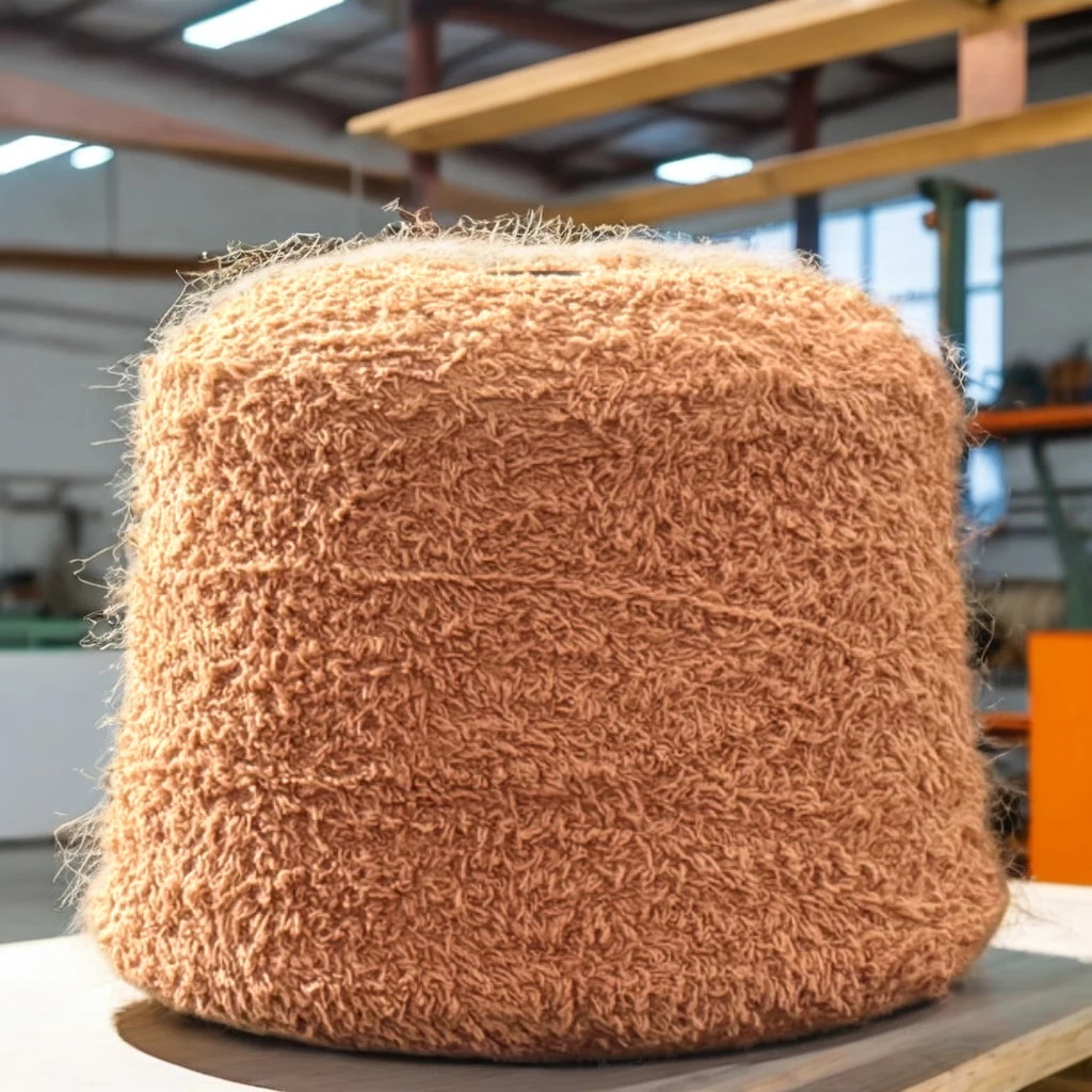 100% polyester non shedding semi swan velvet yarn hand knitted socks, hats, and home clothes single-sided floral velvet yarn