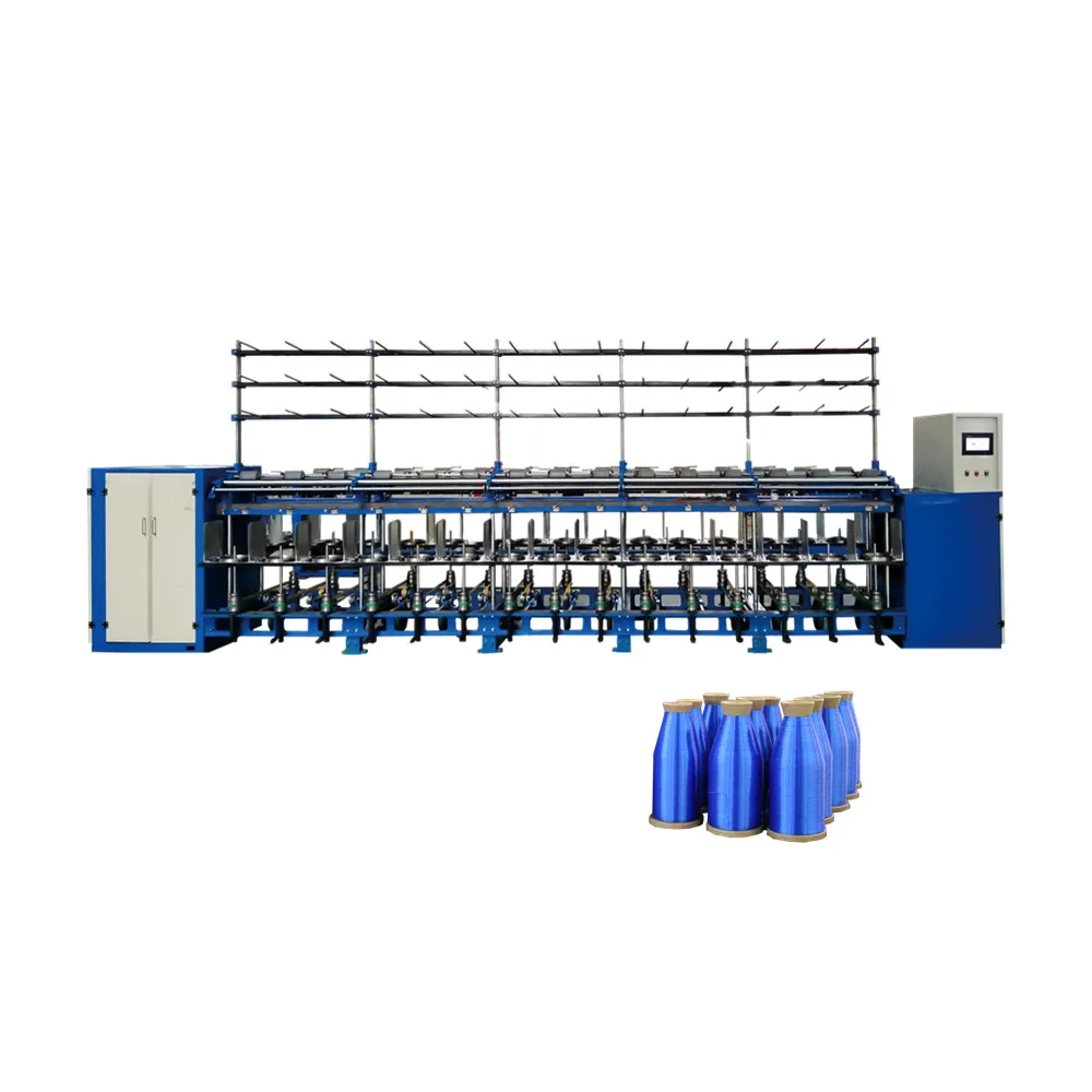 2022 New Pp Nylon Polyester Multifilament Yarn Ring Twister Thread Ring Twisting Machine