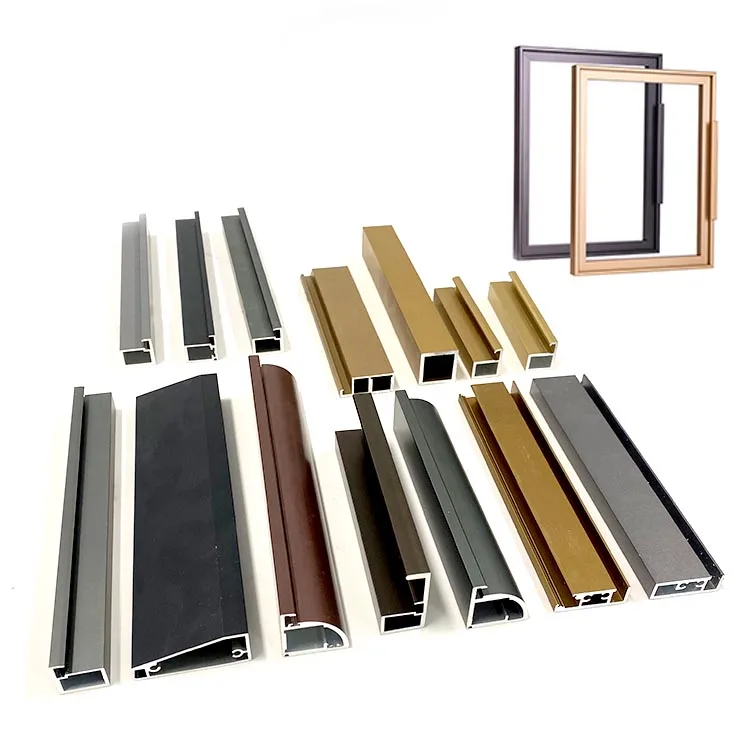 Good Quality Minimalist Style Aluminium Frame Profile Wardrobe Cabinet And Windows Aluminum Glass Frame