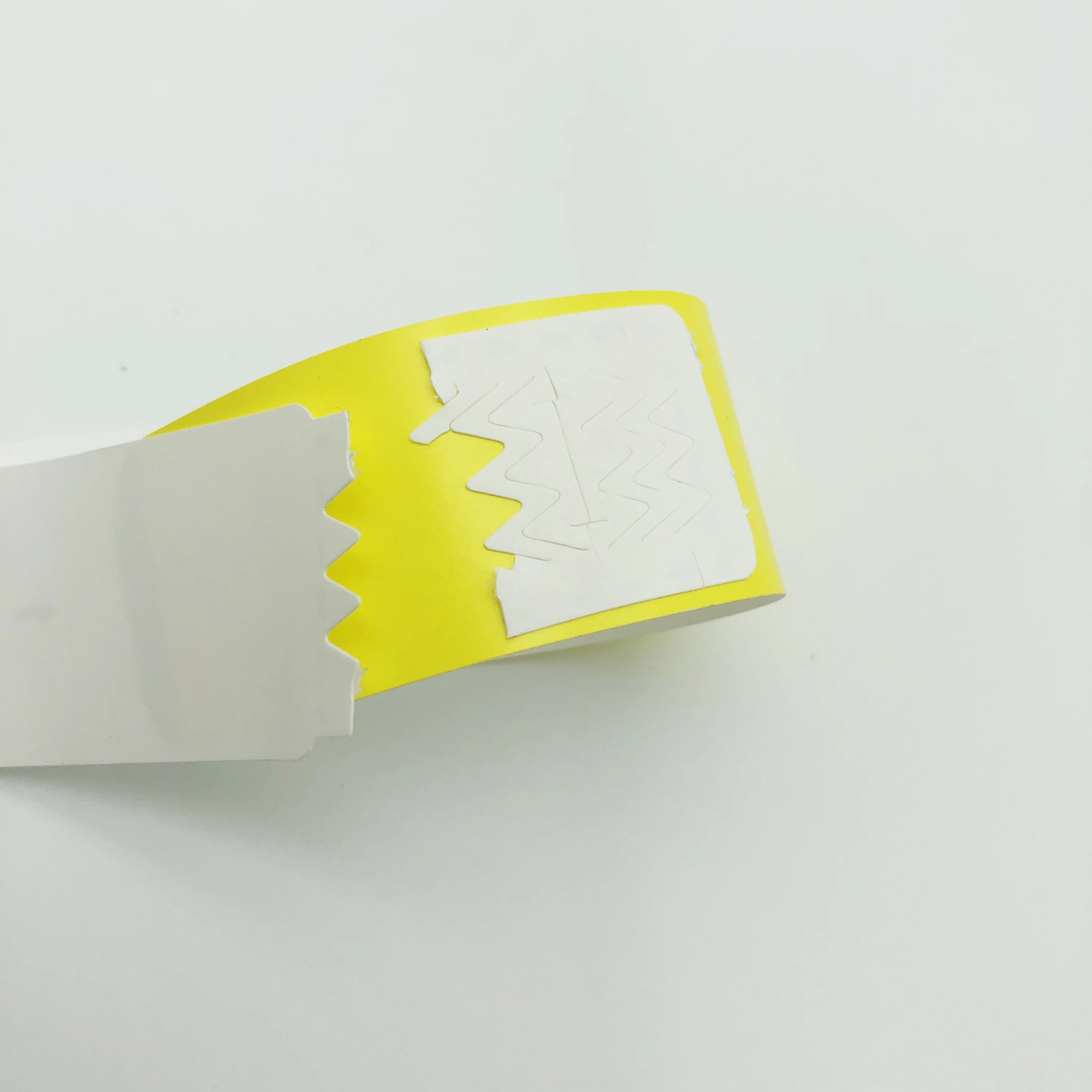 CMYK direct thermal printing paper Bracelet disposable  waterproof wristband on roll customized manufacturer