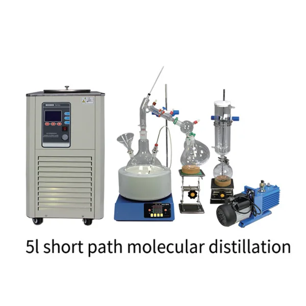 high efficiency short range molecular distillation unit system with short path evaporators Widely Used Chemical Machinery
