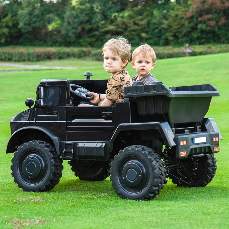 Mercedes Benz Unimog Licensed Electric Kids Ride-On Car Oversized Brushless Motor 3*12V Battery Remote Control