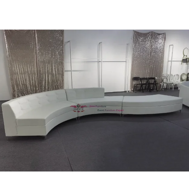 Factory Sell white leather sectional lounge chair sofa lounges and sofas furniture office hotel reception sofa