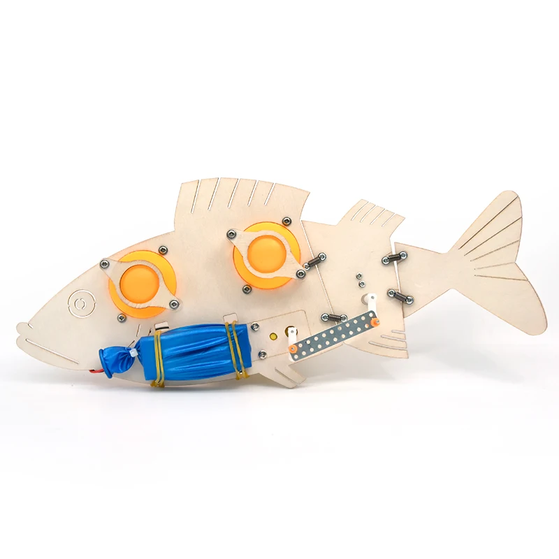 Factory DIY STEM Kits Bionic Mechanical Fish Science Engineering Toys Robotic Science Kit Science Experiment Kit For Kids