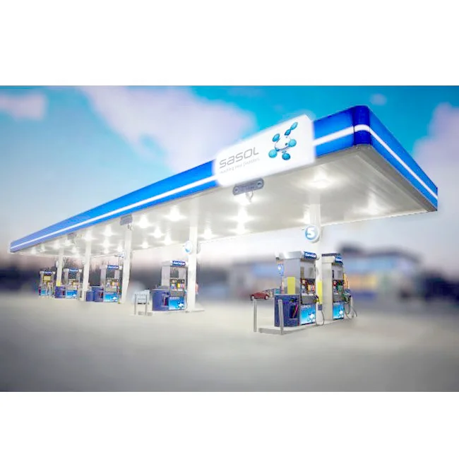 Высокое качество на заказ АЗС и космический каркас дизайн навес АЗС для продажи