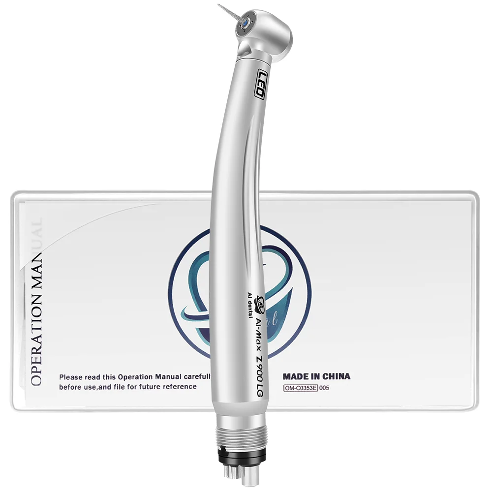 Top Quality air Turbine Handpiece LED High Speed Standard Head 2 / 4 Holes with B2 M4 Dental Product