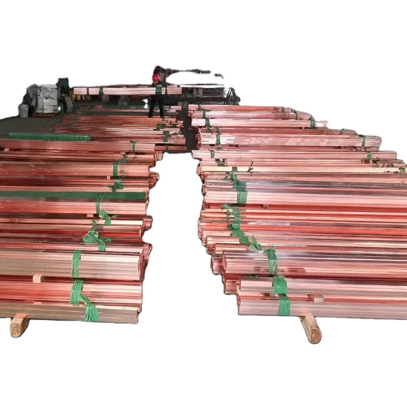 Manufacturer 99.99% purity copper electric copper busbar mill edge copper flat bar