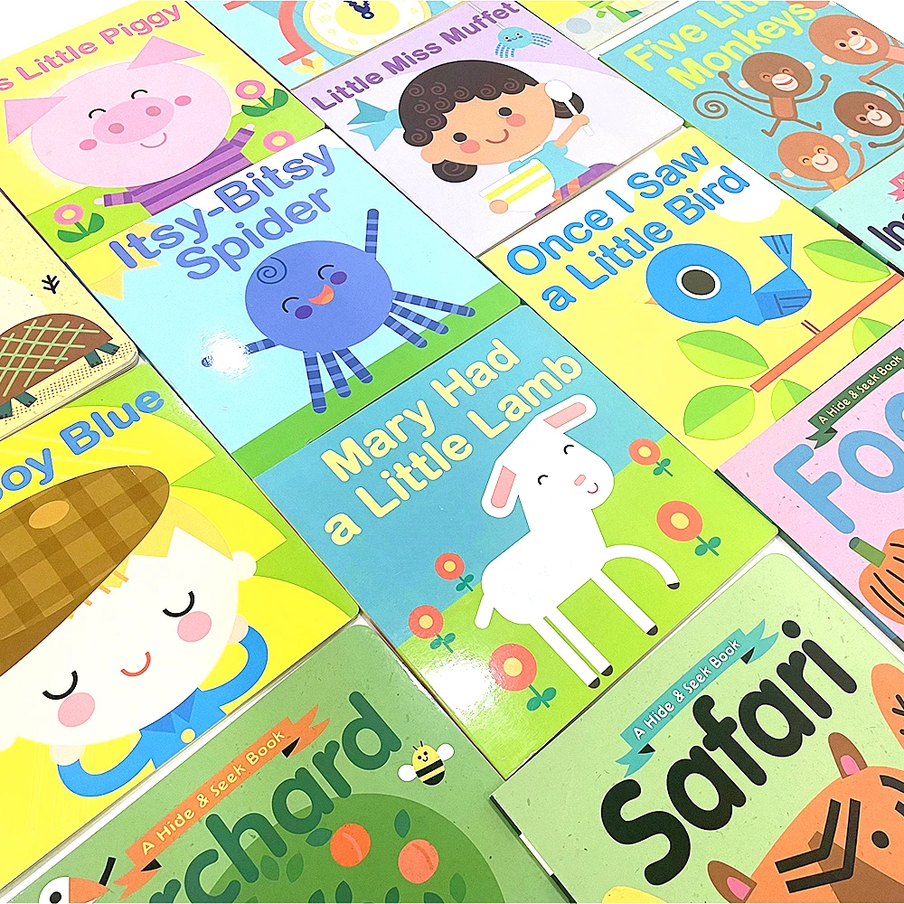 Cheap Price Custom Binding Full Color Children Doll Board Book Hardcover Book Printing Service