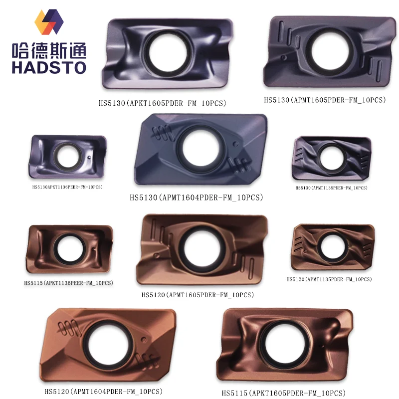 APMT1604PDER cnc tools manufacturer solid carbide HARDSTONE safety milling inserts indexable cutter milling milling cutter