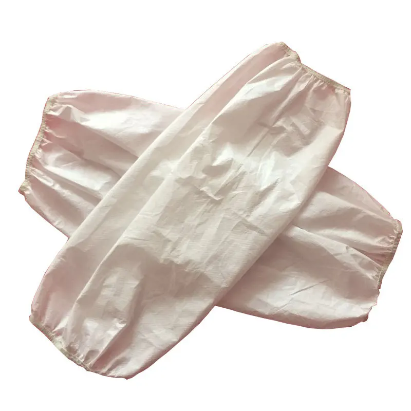 Одноразовый синий нетканый полиэтиленовый рукав с эластичной манжеткой одноразовые микропористые нарукавники