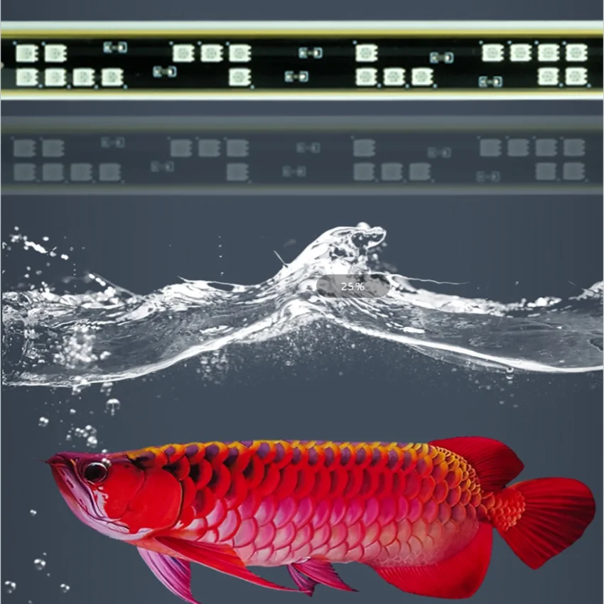 Zaohetian led submersible lights led waterproof lamp rgb led lights for aquarium aquarium lights 5054 beads