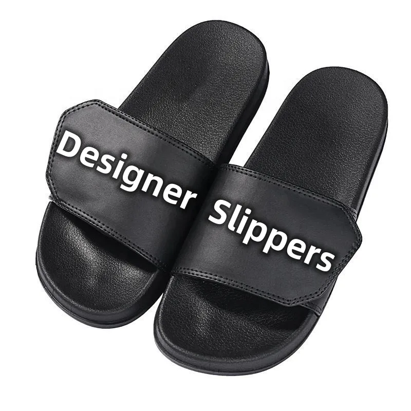 High Quality Summer Man Outdoor 2023 Genuine Leather Mens Designer Slippers Famous Brands Male Sports Luxury Slippers for Men