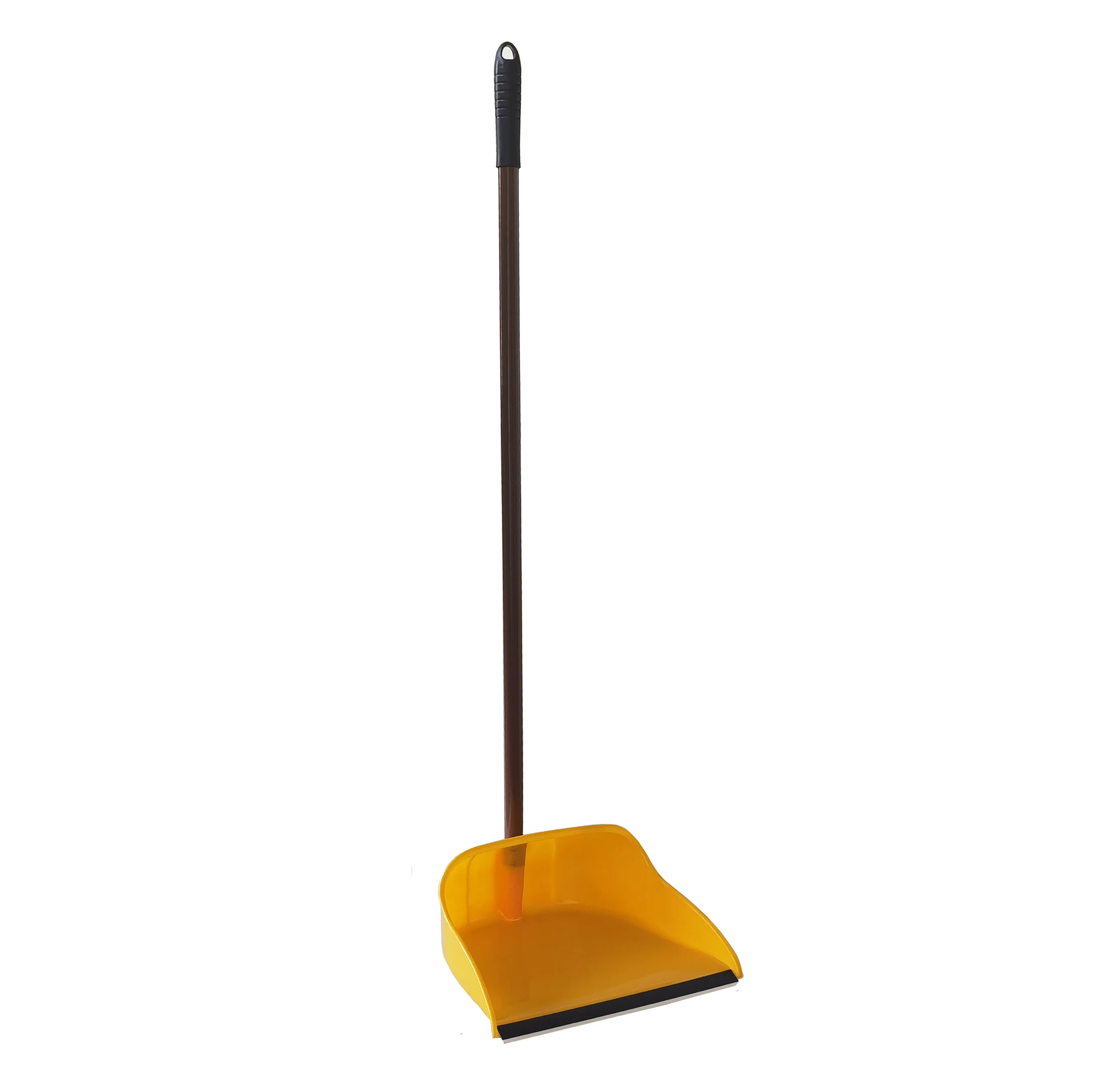 Item No.7003  long upright metal handle PP dustpan,  plastic pala with long stick, plastic shovel with handle
