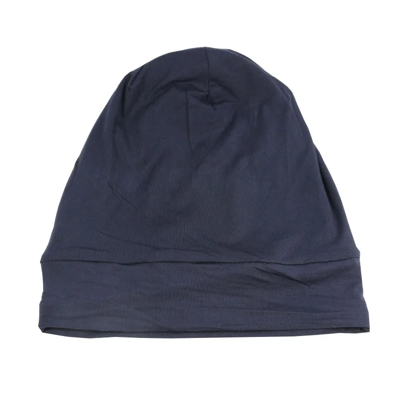 Slouchy Beanie Hat Adjustable Sleep Hair Cover Hijab Caps Under Scarf Wrap Silk Satin Lined Bonnet For Women