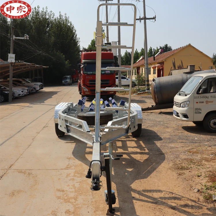 Factory supply watercraft 7 ton  Boat Trailers with ladder