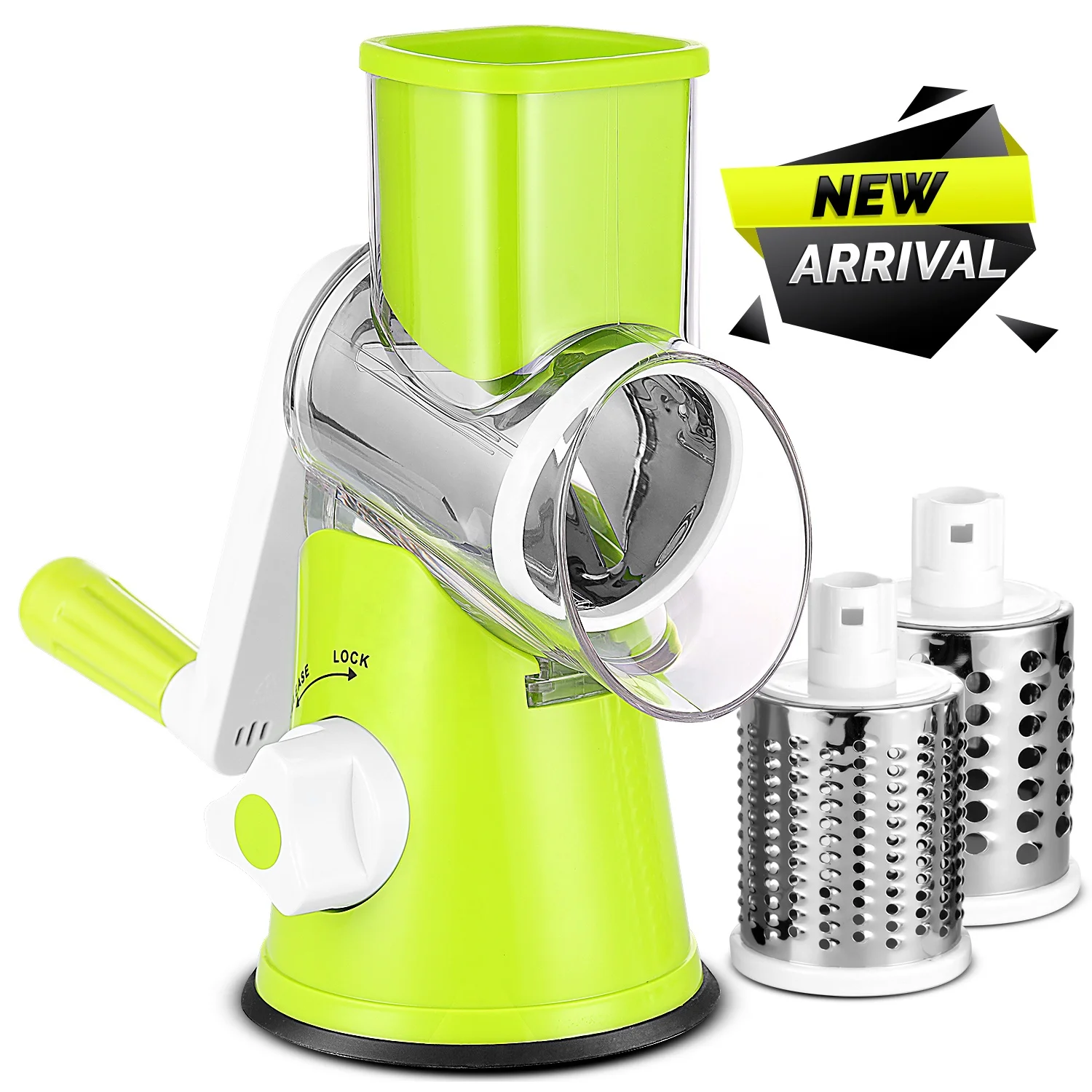 Green salad rotating vegetable grater slicer fruit and vegetable cutter slicer grater shredder