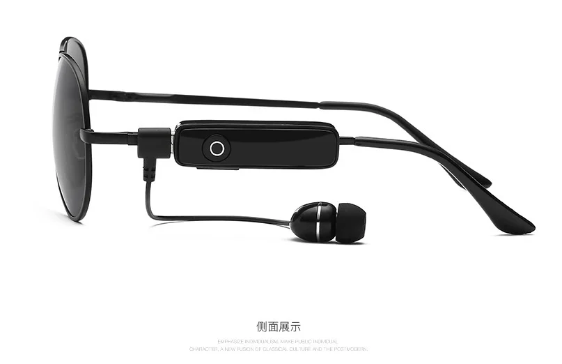 Изготовленный На Заказ UV400 Bluetooth гарнитура высокого качества мужские солнцезащитные очки поляризованные Аудио смарт-солнцезащитные для