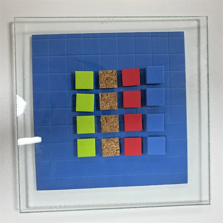 Eva Rubber Pads Glass Protection With Foam Eva Spacers Gasket For Tempered Glass