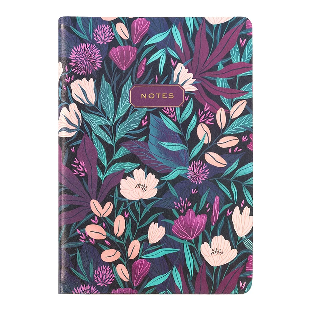 Sublimation notebook cover A5 custom printing floral journal note book with book marker belt