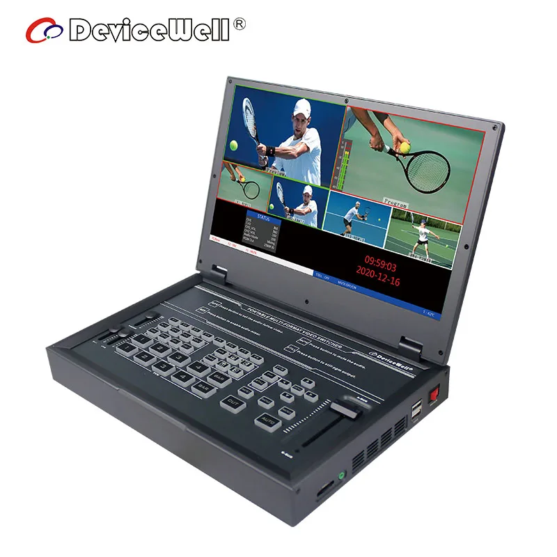 Devicewell HDS9125 Новые 5 шт/упаковка каналов OBS Vmix для просмотра потокового видео коммутатор в прямом