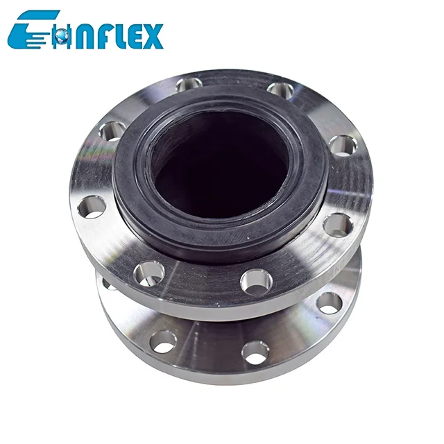 Flexible Connector Coupling Pipeline Bellows Compensator EPDM  Flanged Rubber Expansion Joint