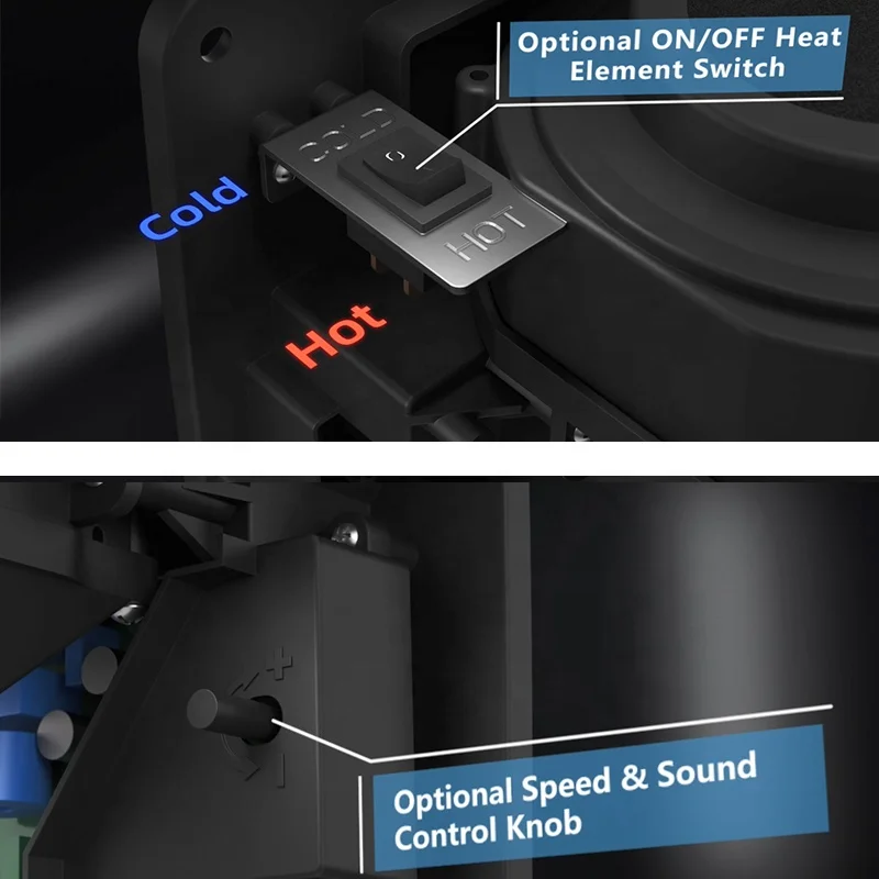 China Supply Wall Type No Touch Black Toilet Automatic Hand Dryers With UV Light