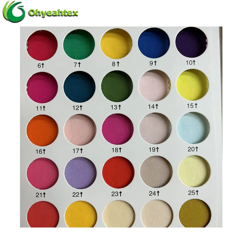 Medium Weight Knitted Super Soft Stain Resistant Fabric 94% Cotton 6% Spandex Single Jersey Fabric For Men Shirt