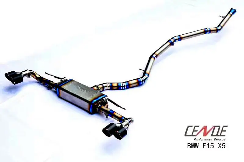  Выхлопная труба CENDE из нержавеющей стали и титана для BMW 3 0 T X5