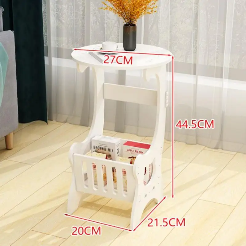Nordic Simple Plastic Bedside Table for Bedroom & Living Room Use Serving as Coffee Table Sofa Side Table Small Storage Cabinet