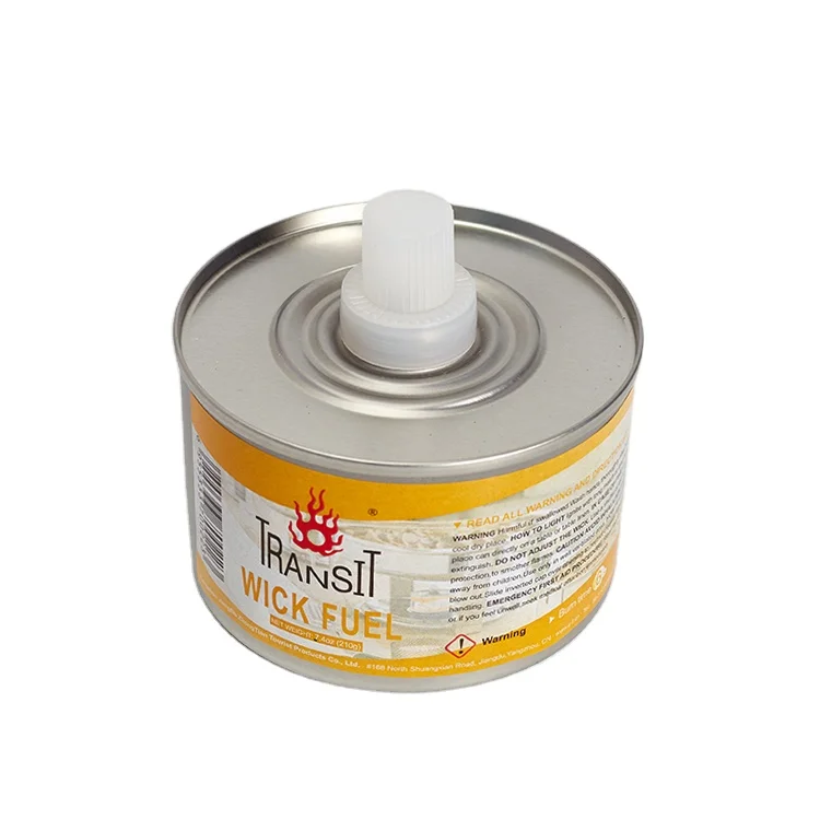 Liquid Safety Fuel Cooking Wick Fuel Food Warming Wick Burner Cans