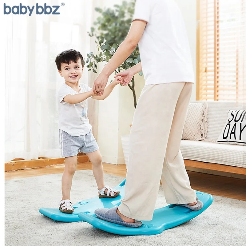 
BabyBBZ Rocking Horse for Children Indoor Playground Rocking Horse and Slide Car Toy for Baby-Pink 