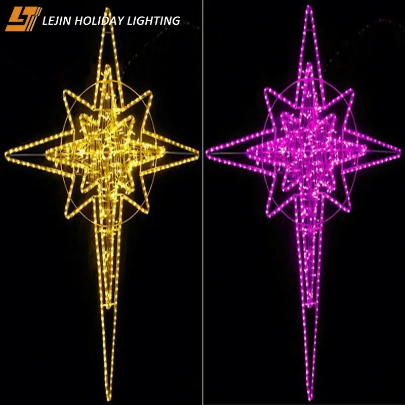 Оптовая продажа уличный светодиодный светильник для украшения в виде рождественской