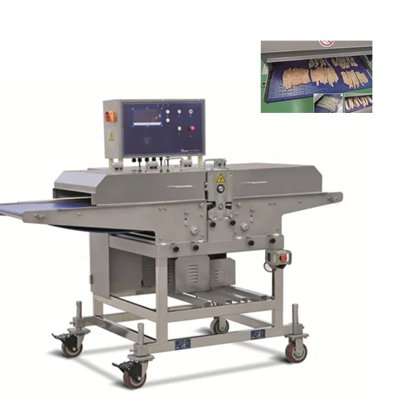 Automatic Meat Strip and cubes cutter and slicer machine QTJ500-II