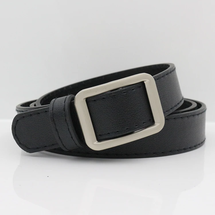 Wholesale retro women female pu leather belt for pants manufacturer