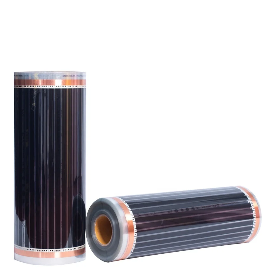 
OEM 220W Heating Films PTC Energy Saving Room Floor Heat Film Anti-condensation Balance Valve PET Film + Carbon,pet Carbonwarm 