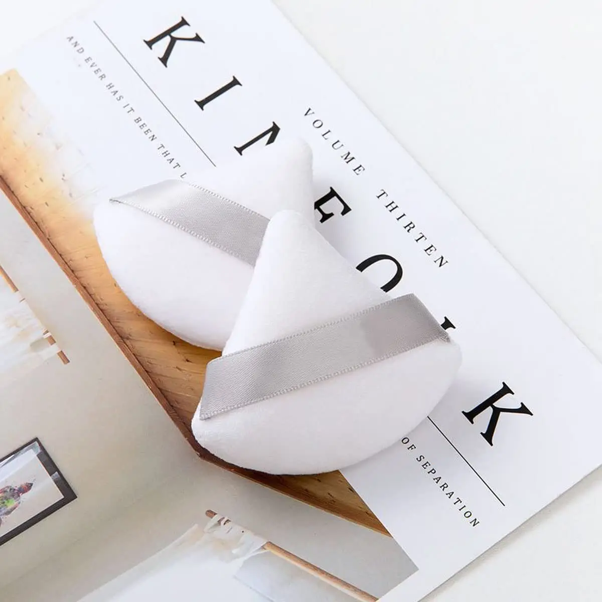 Triangle Soft Face Makeup Powder Puff Face Triangle Makeup Puff Private Label Triangle Powder Puff For Body