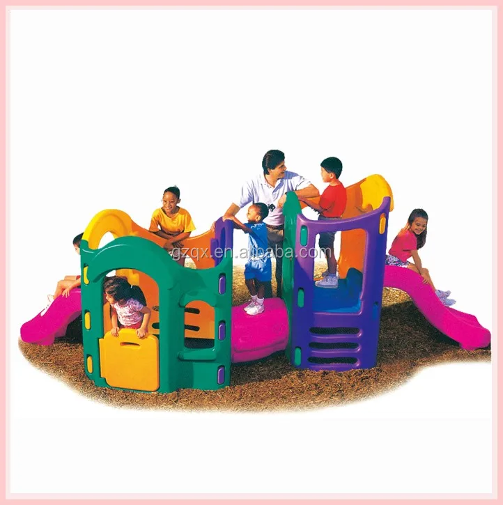Comprehensive Toys 3-10 Age Kids indoor playhouse/Guangzhou cheap playground equipment/Step 2 climber/QX-157E