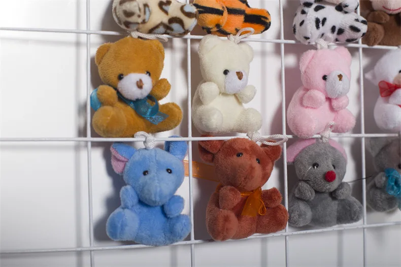 Hot Sale Mini Plush Animal Toy Set Mini Animal Keychain Backpack pendant Small Stuffed Animal Bulk Boys Girls