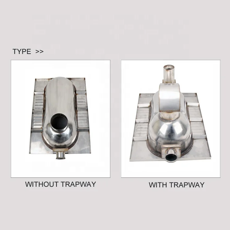 
China Sanitary Wares Stainless Steel Squat Toilet 