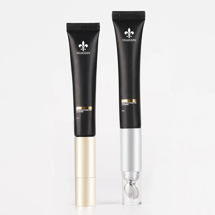 15ml Empty Plastic Cosmetic Essence Cream Tube Packaging  Container Tube Massage Eye Cream Tube With  Zinc Alloy Head