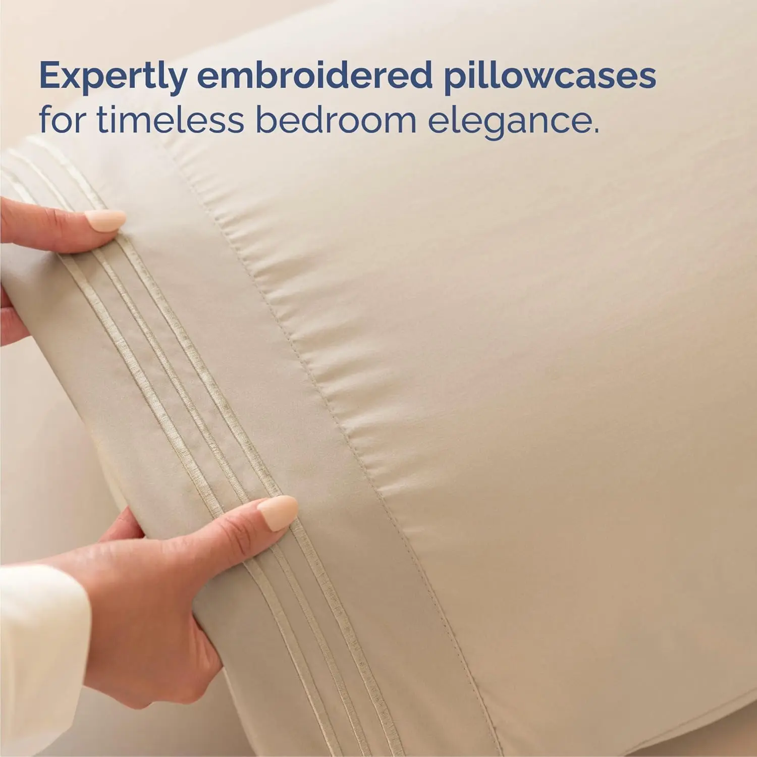 4-Piece Microfiber Lightweight Wrinkle-free Bed Sheet Set, Super Soft Easy Care, 14' Deep Pockets, Queen, Bright White, Solid