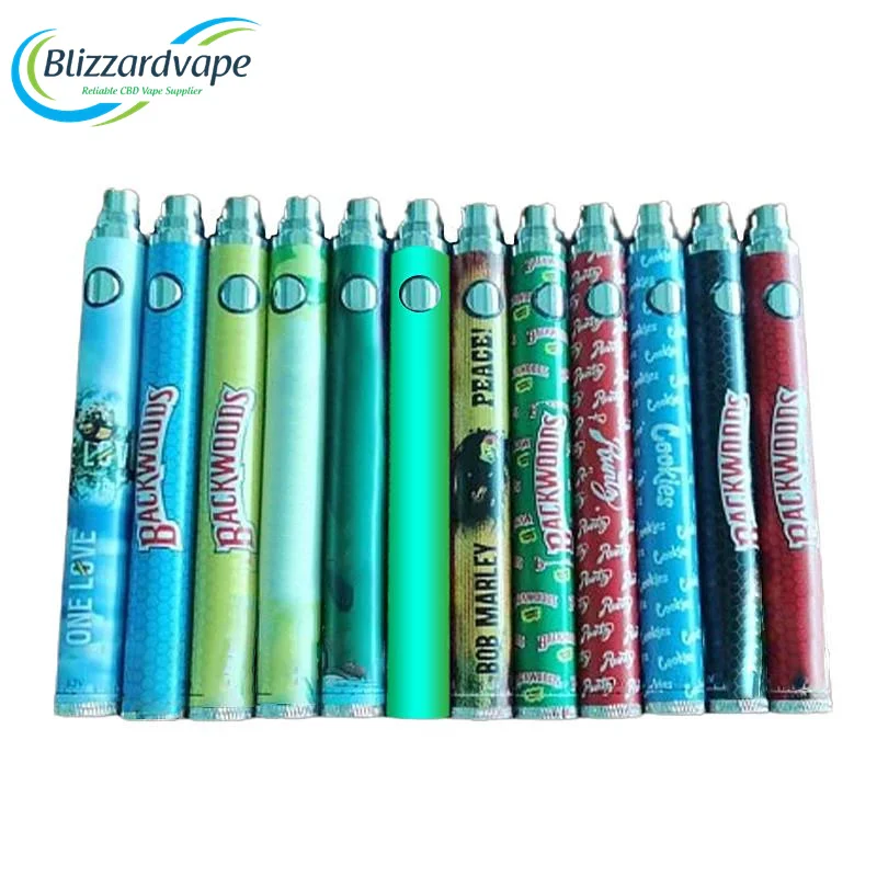Лучшая цена, батарея для электронной сигареты Backwood Cbd 900 мАч, переменная спиральная батарея для электронной сигареты
